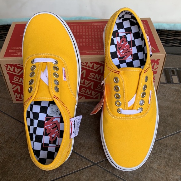 VANS AUTHENTIC HC DIY LEMON CHROME/TRUE WHITE WMNS - Picture 10 of 15